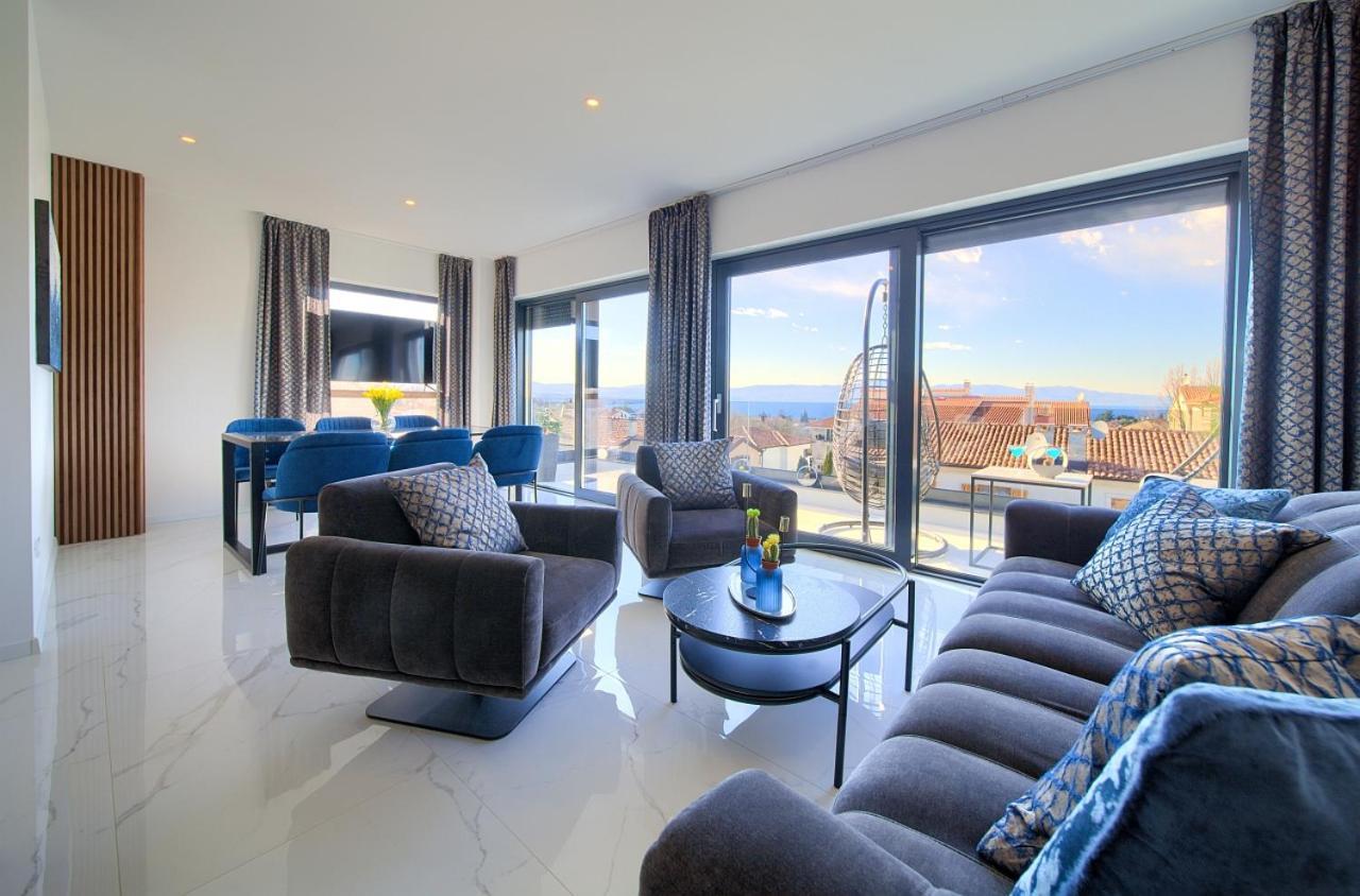 Apartamento Penthouse Rosa Malinska Exterior foto